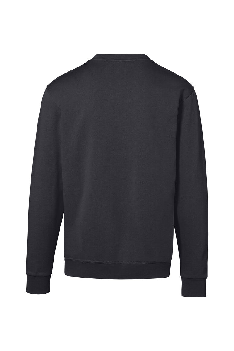 HAKRO Sweatshirt Bio-Baumwolle - karbongrau