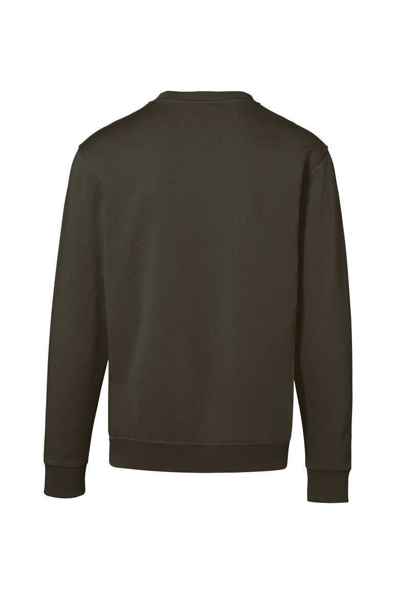 HAKRO Sweatshirt Bio-Baumwolle - olive