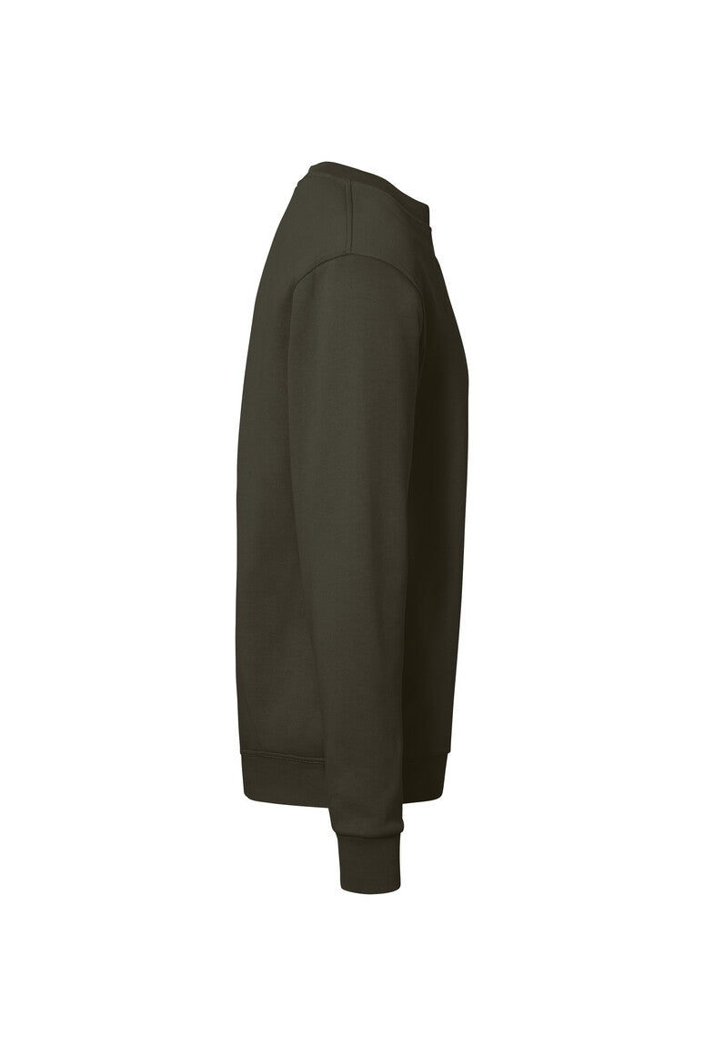 HAKRO Sweatshirt Bio-Baumwolle - olive