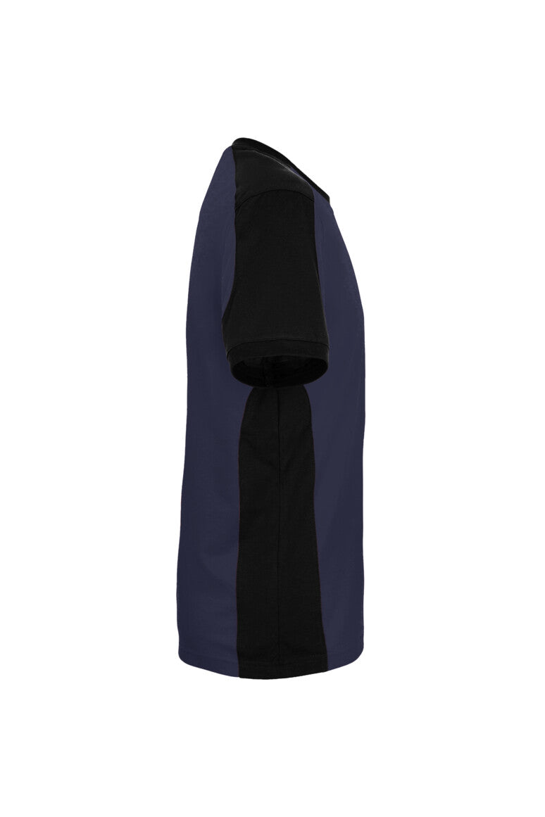 HAKRO T-Shirt Contrast MIKRALINAR® ECO - tinte/schwarz