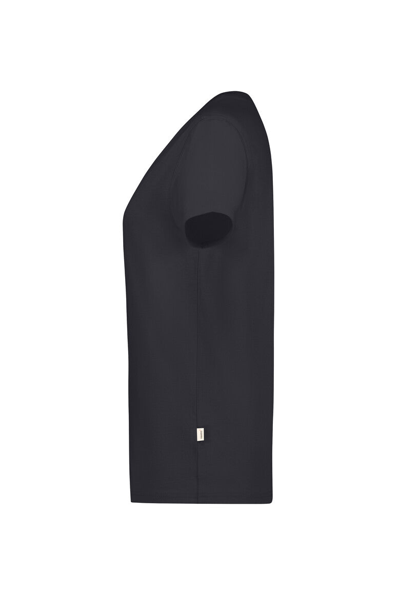 HAKRO T-Shirt Bio-Baumwolle - karbongrau