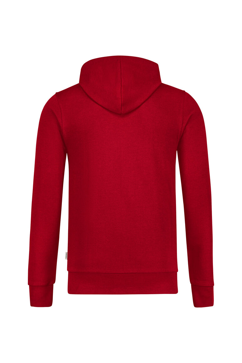 HAKRO Kapuzen-Sweatjacke Premium - rot