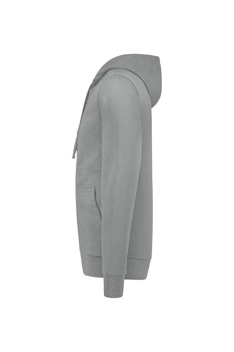 HAKRO Kapuzen-Sweatjacke Premium - grau meliert