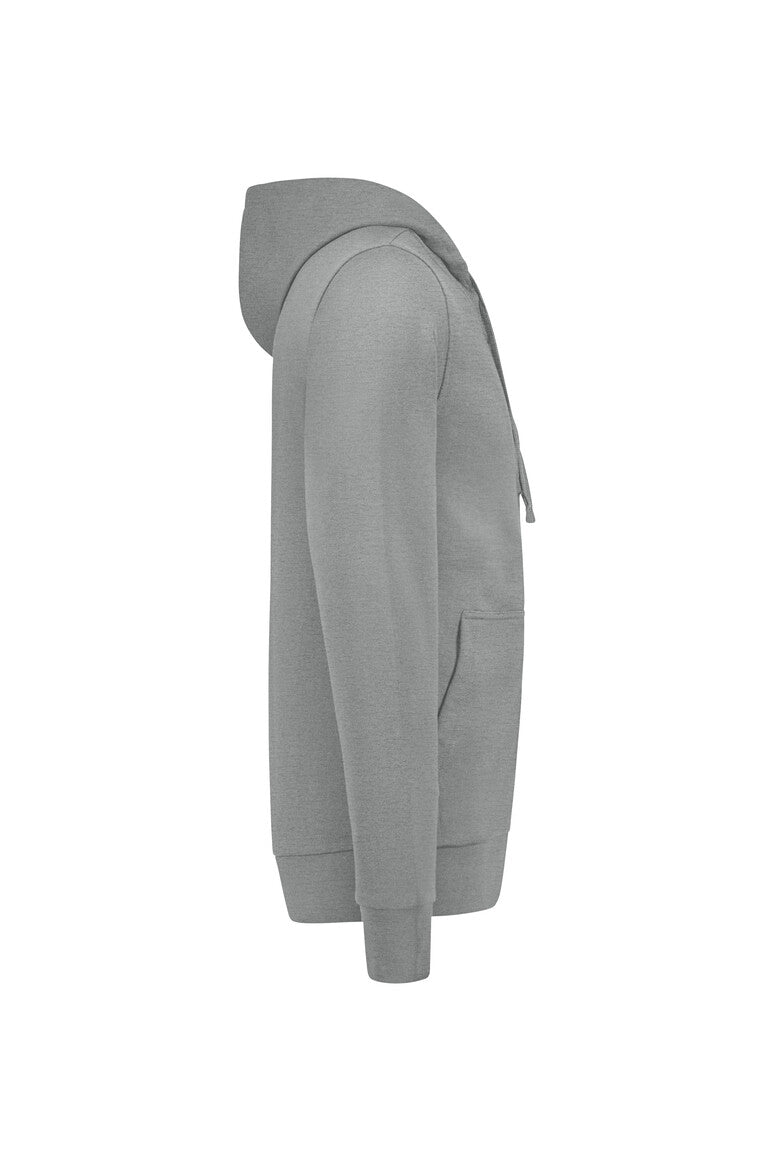 HAKRO Kapuzen-Sweatjacke Premium - grau meliert