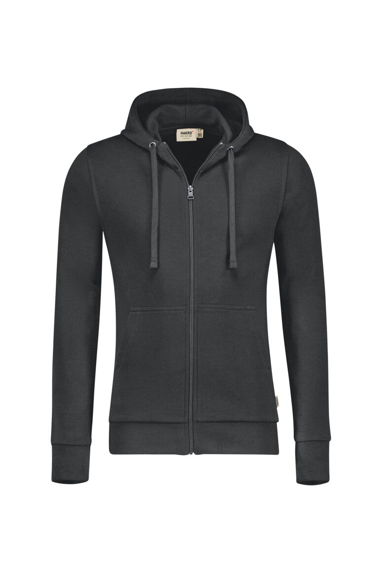 HAKRO Kapuzen-Sweatjacke Premium - anthrazit