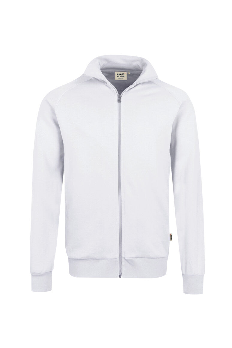 HAKRO Sweatjacke Premium - weiß