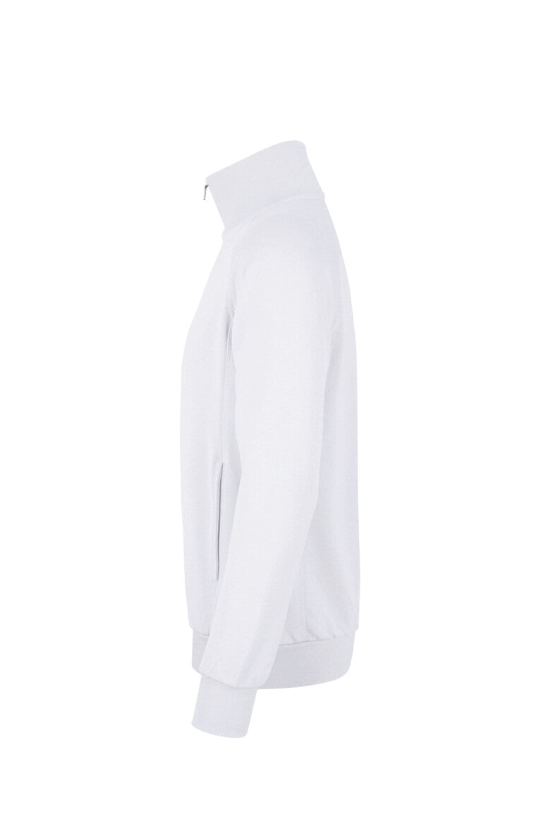 HAKRO Sweatjacke Premium - weiß