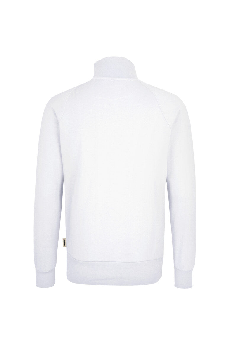 HAKRO Sweatjacke Premium - weiß