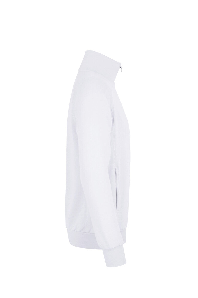HAKRO Sweatjacke Premium - weiß
