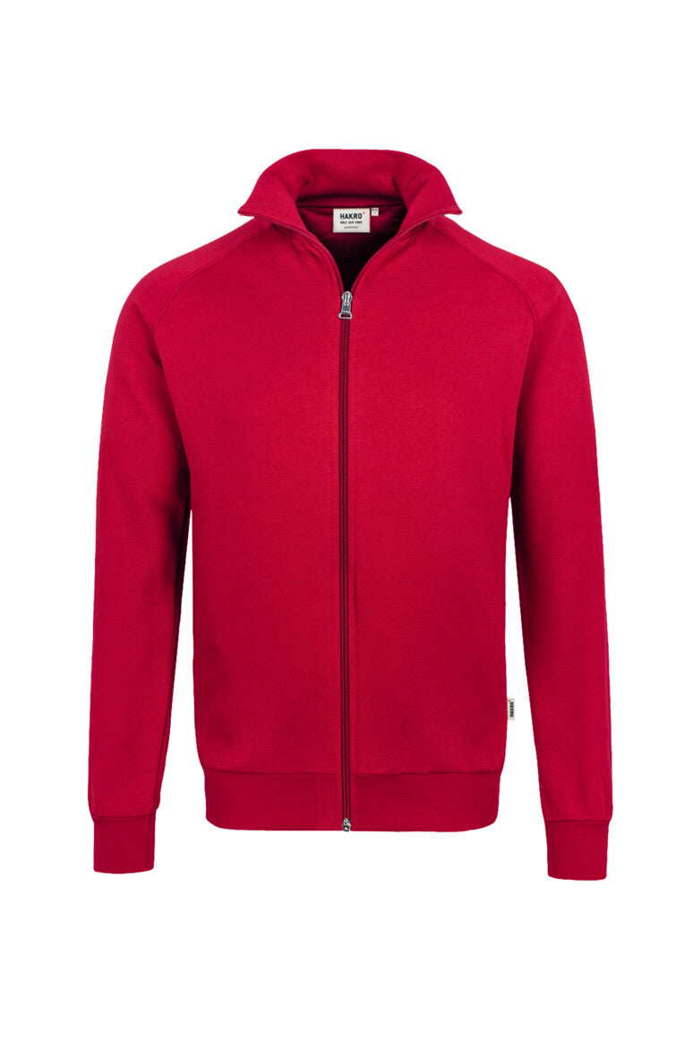 HAKRO Sweatjacke Premium - rot