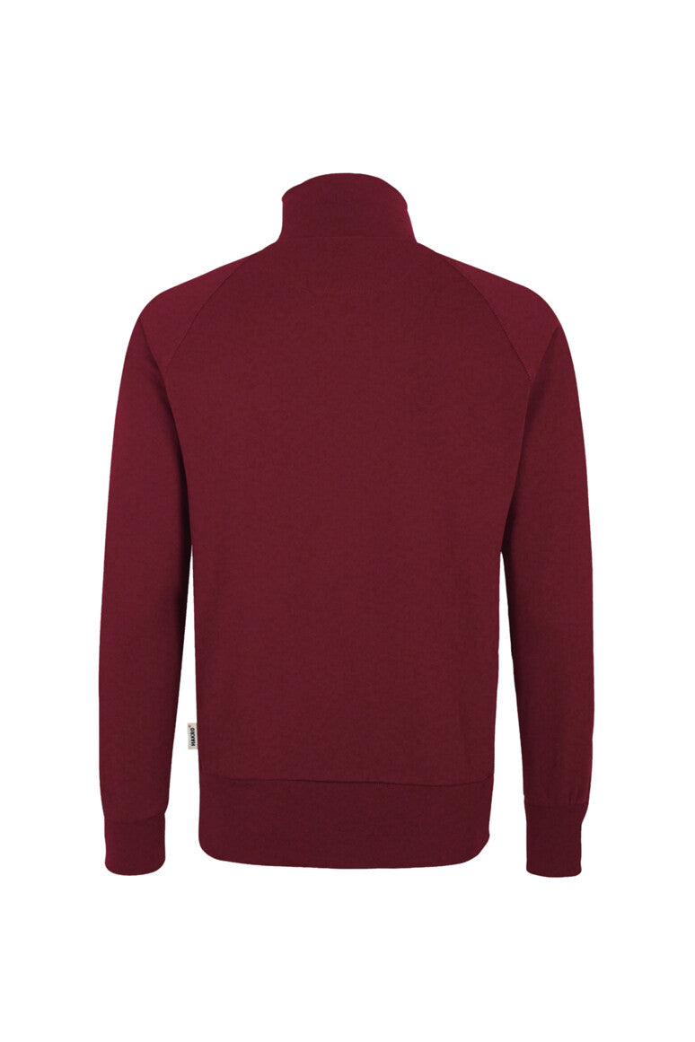 HAKRO Sweatjacke Premium - weinrot