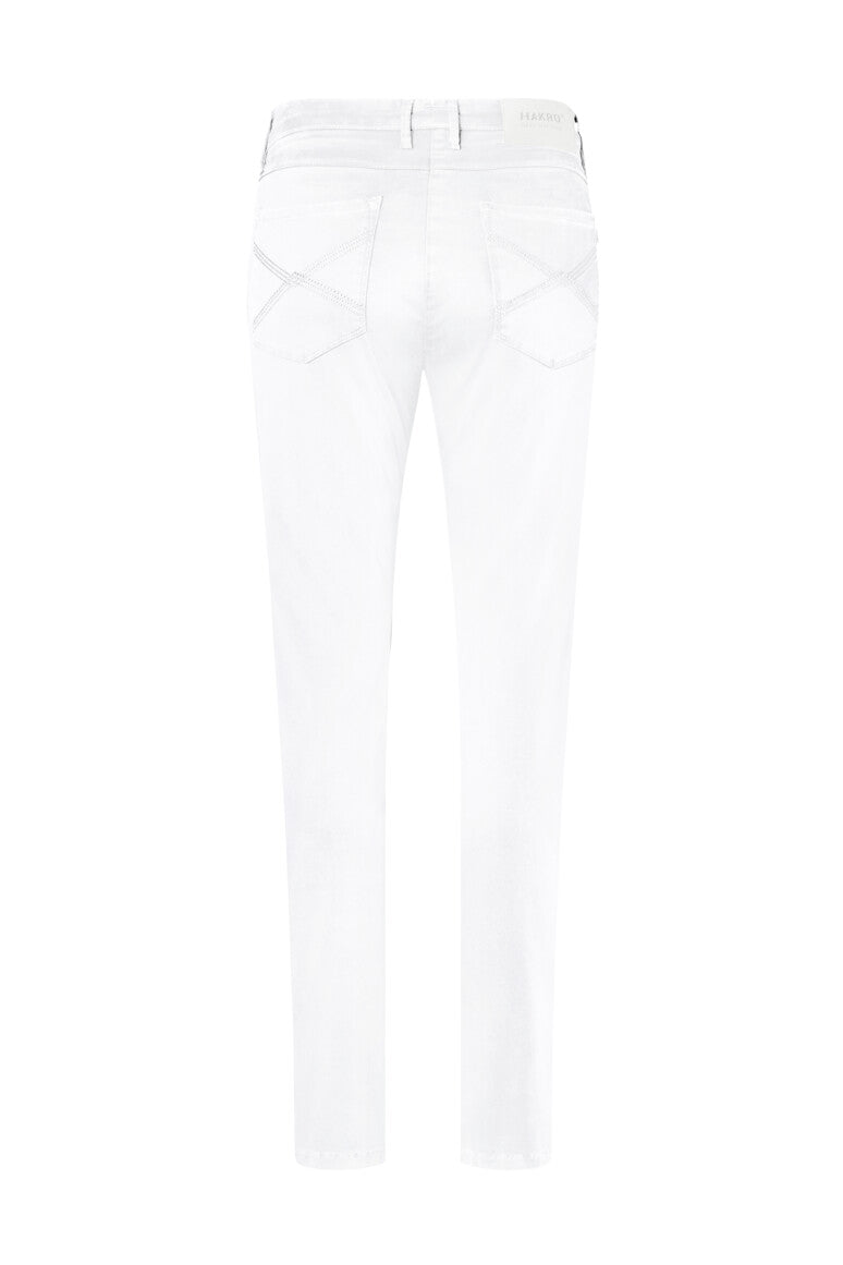 HAKRO Damen Chinohose X-Stretch - weiß