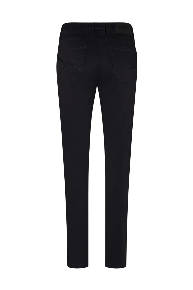 HAKRO Damen Chinohose X-Stretch - schwarz