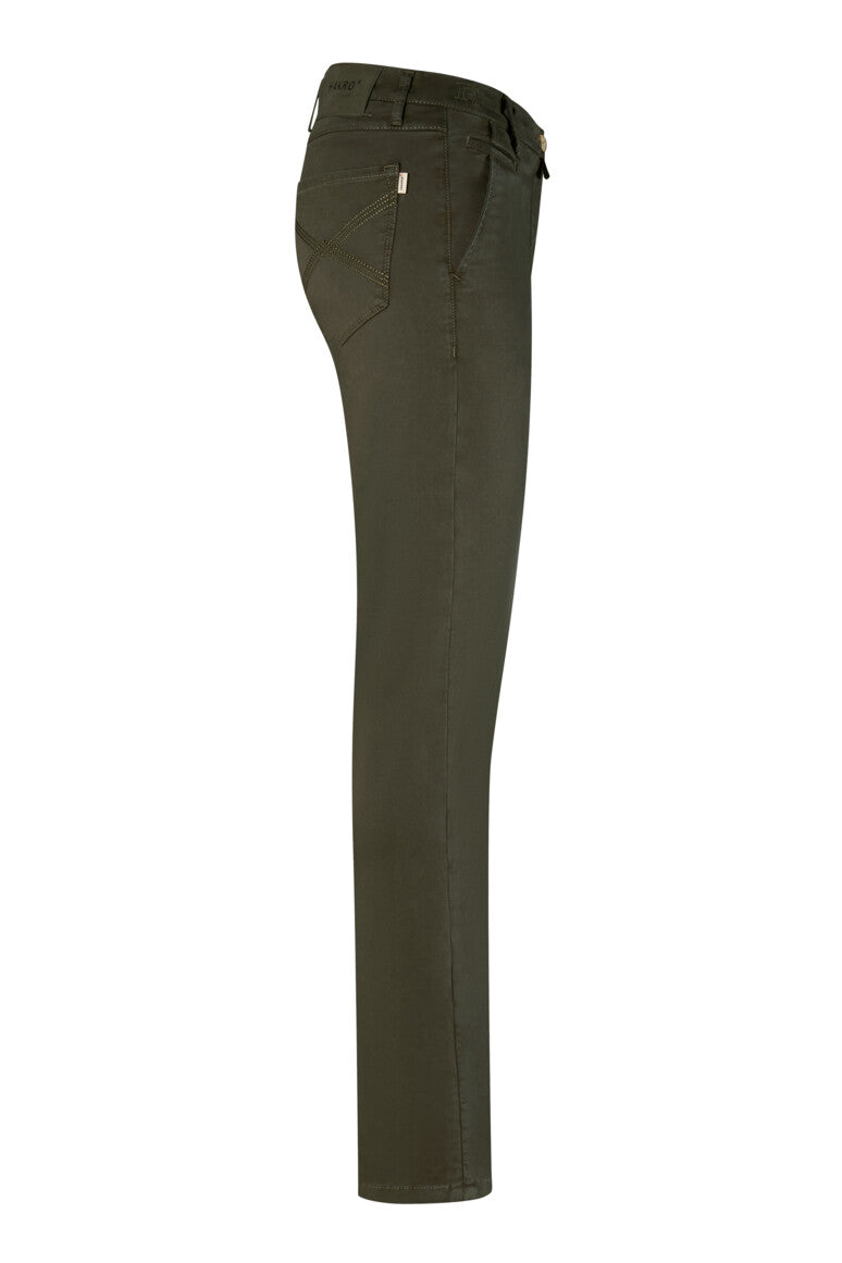 HAKRO Damen Chinohose X-Stretch - olive