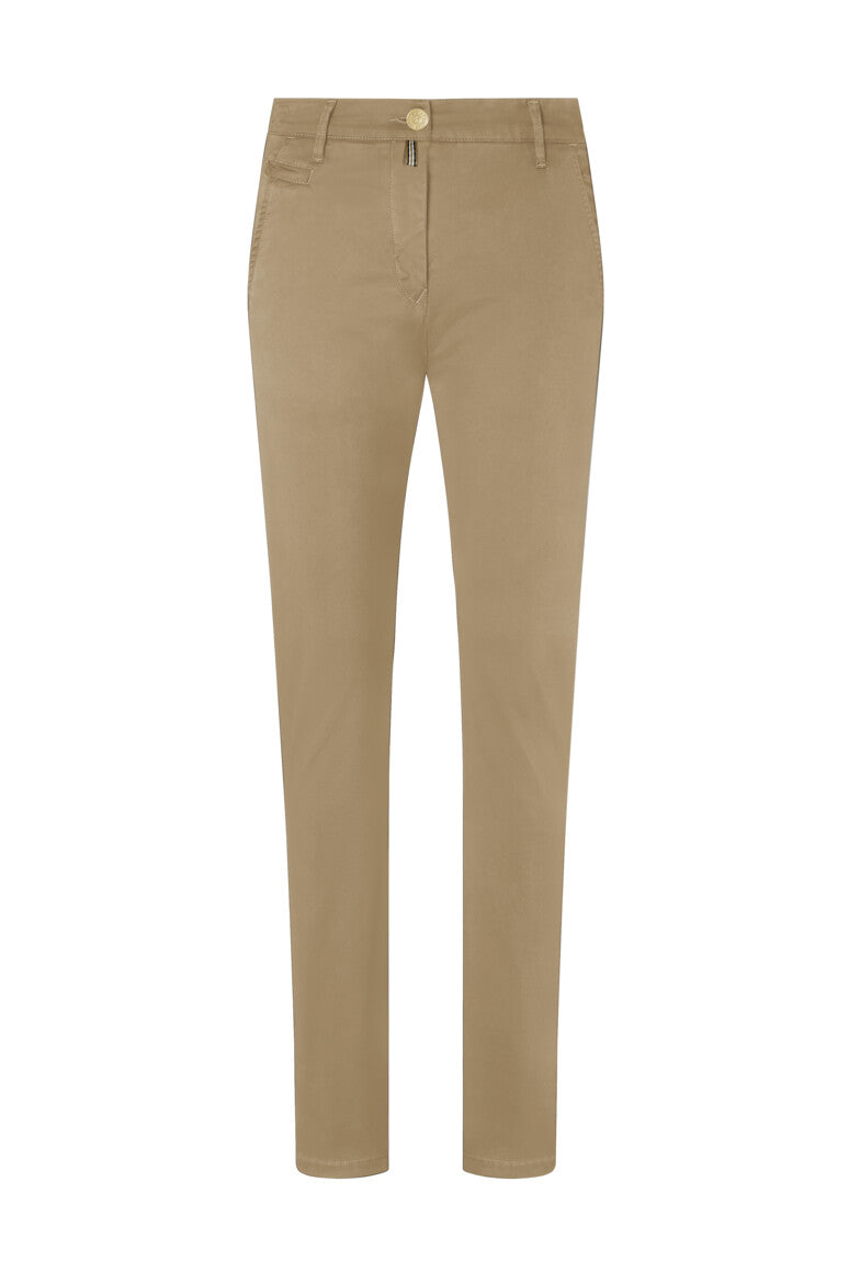 HAKRO Damen Chinohose X-Stretch - khaki