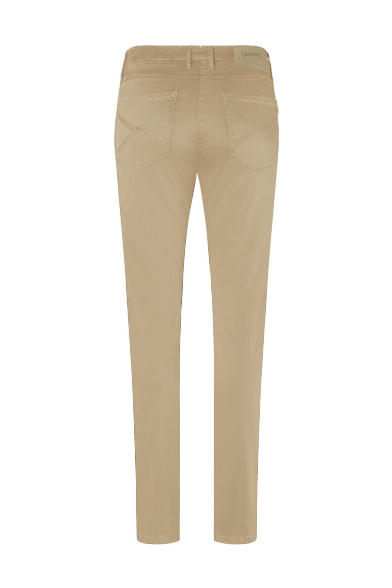 HAKRO Damen Chinohose X-Stretch - khaki