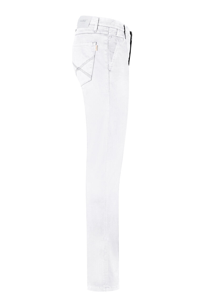 HAKRO Chinohose X-Stretch - weiß