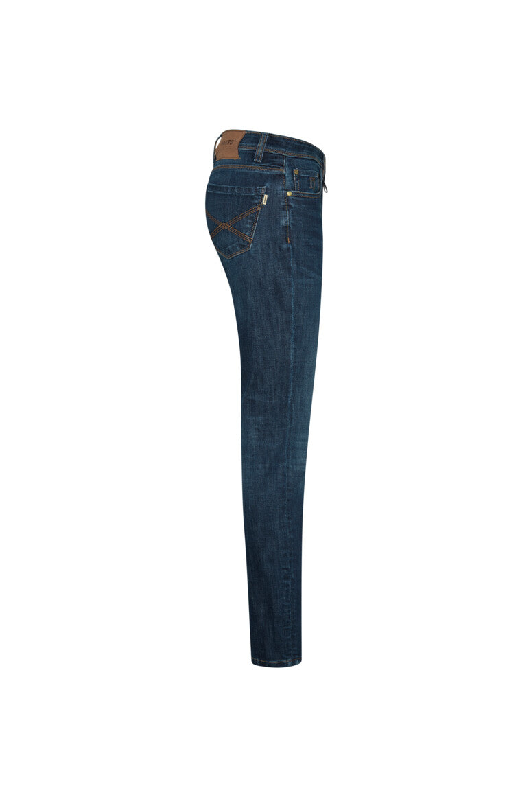 HAKRO Damen 5-Pocket-Jeanshose X-Stretch ECO - indigo