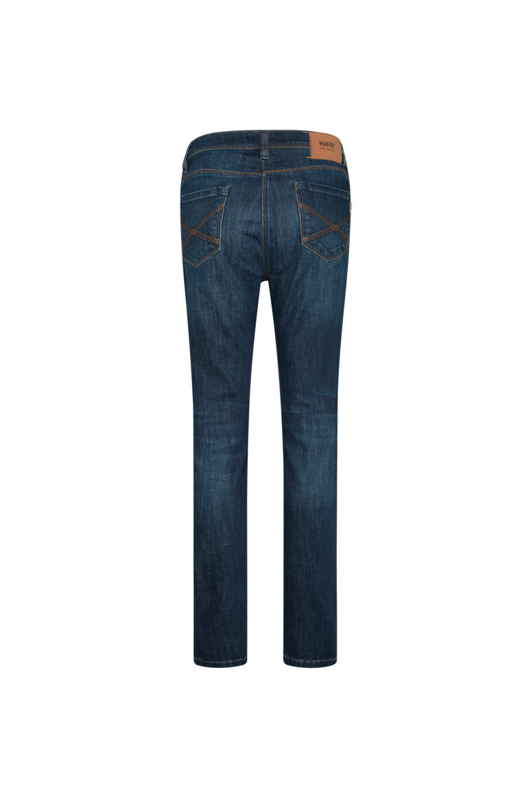 HAKRO Damen 5-Pocket-Jeanshose X-Stretch ECO - indigo