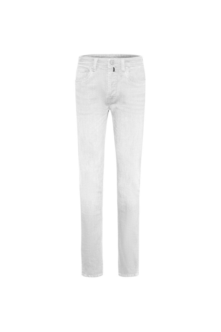 HAKRO 5-Pocket-Jeanshose X-Stretch ECO - weiß