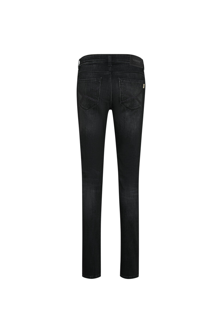 HAKRO 5-Pocket-Jeanshose X-Stretch ECO - schwarz