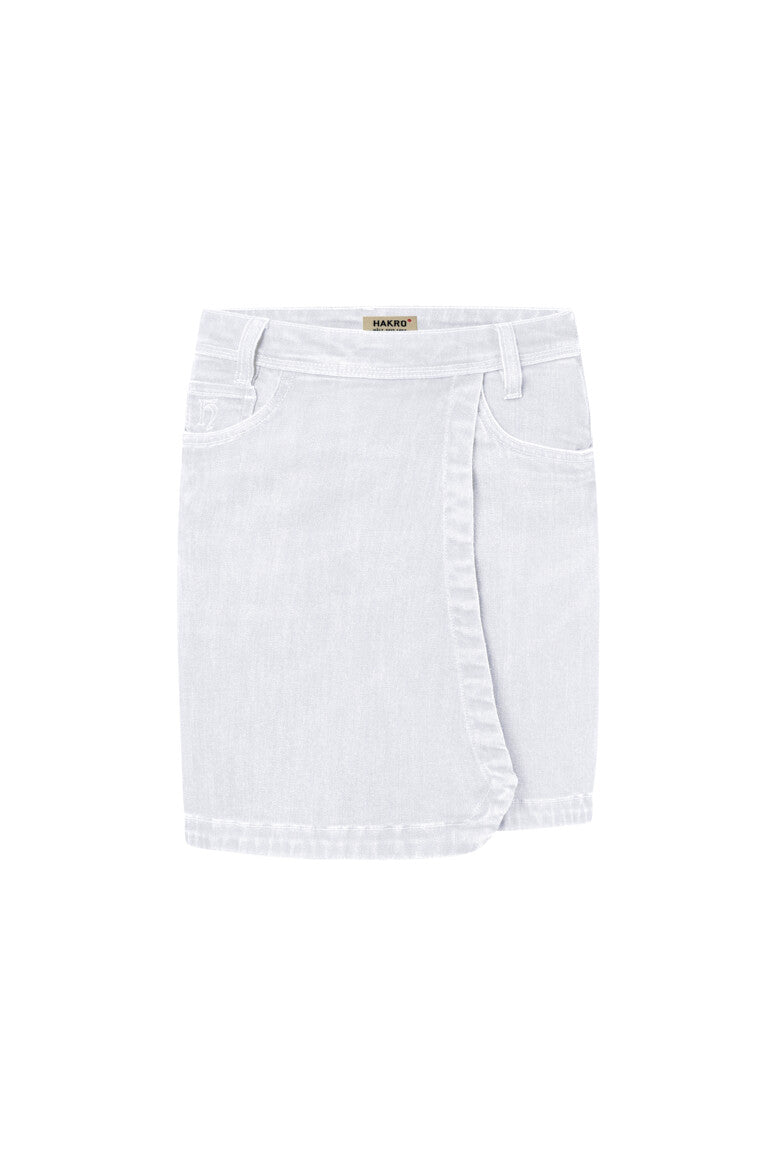 HAKRO Damen 5-Pocket-Jeansskort X-Stretch ECO - weiß