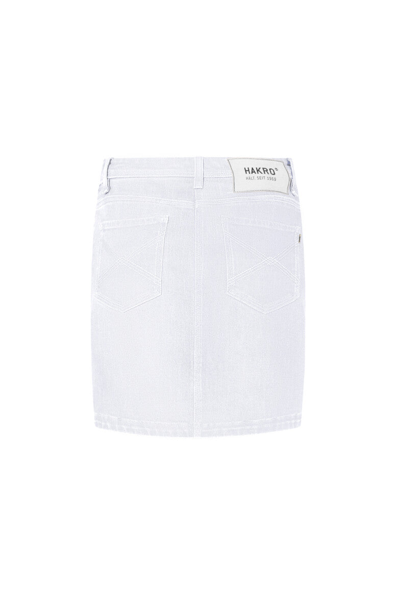 HAKRO Damen 5-Pocket-Jeansskort X-Stretch ECO - weiß