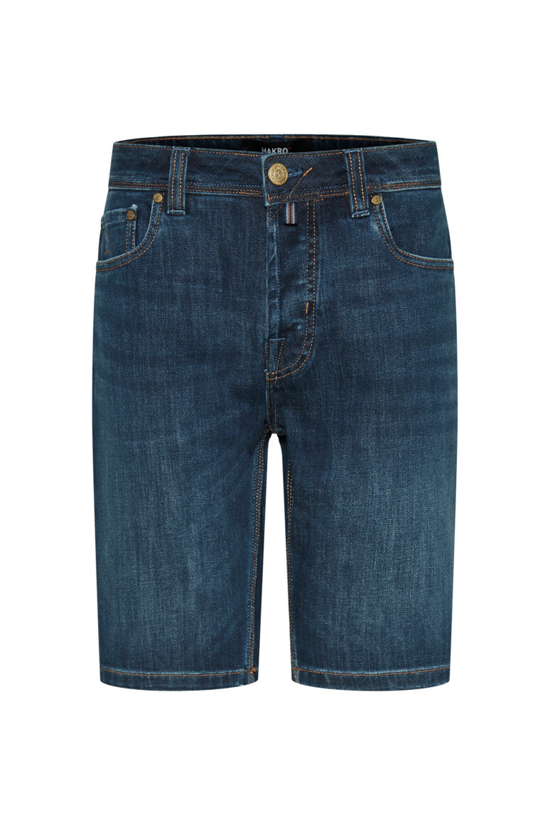 HAKRO 5-Pocket-Jeansshorts X-Stretch ECO - indigo
