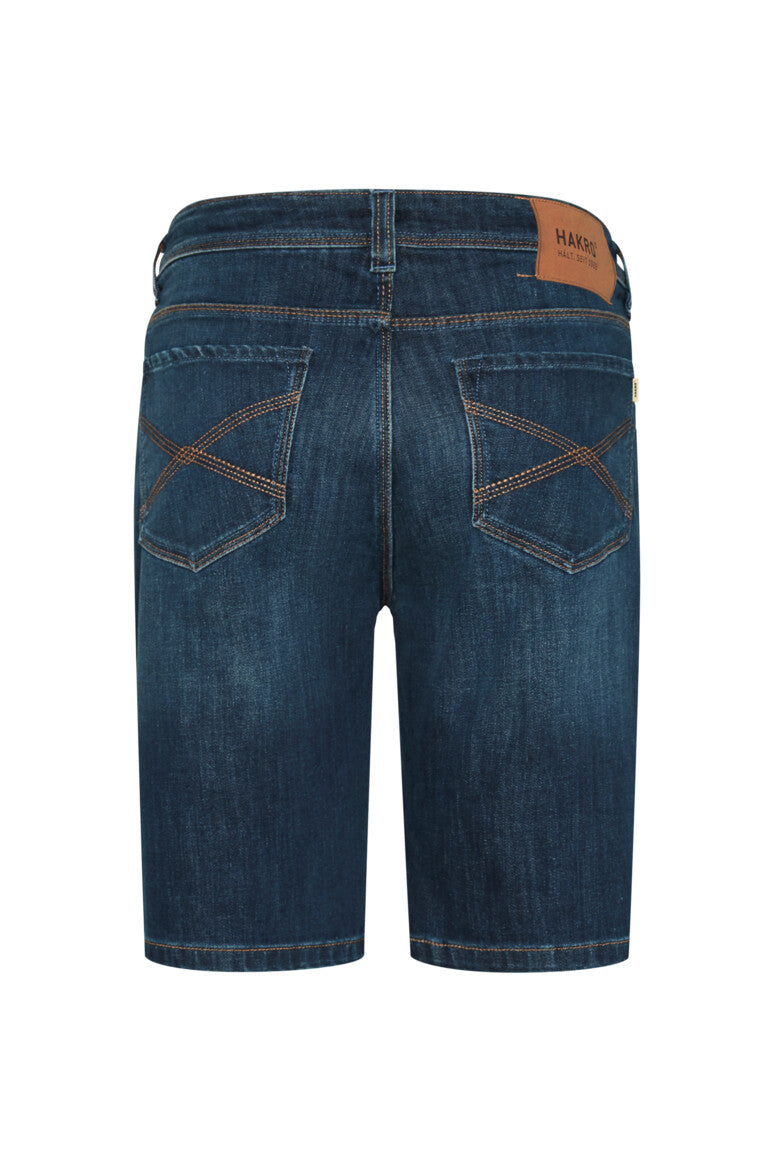 HAKRO 5-Pocket-Jeansshorts X-Stretch ECO - indigo