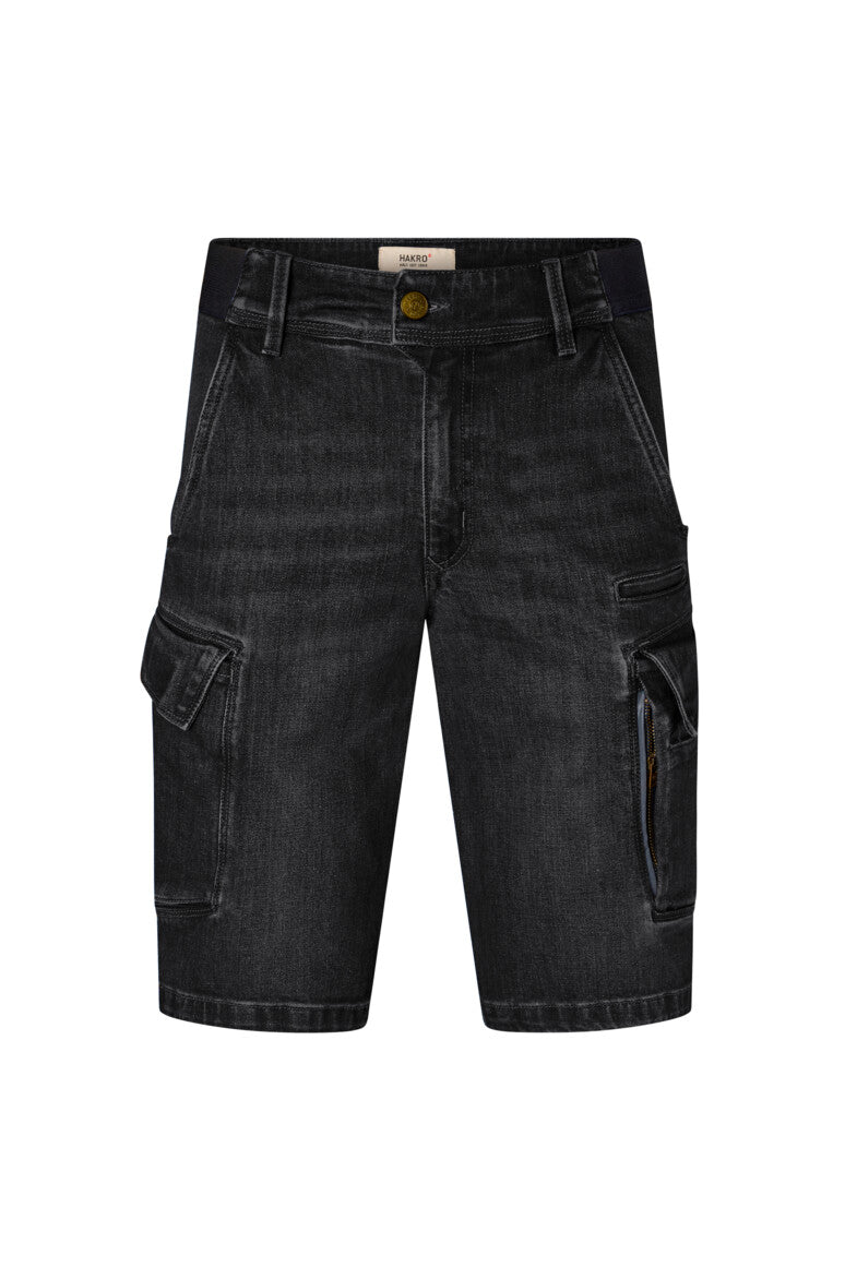 HAKRO Worker-Jeansshorts Dyneema® X-Stretch ECO - schwarz