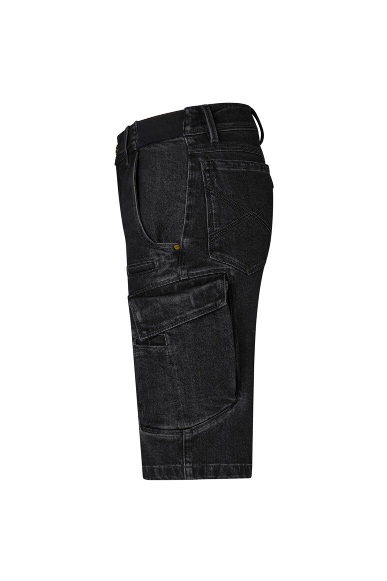 HAKRO Worker-Jeansshorts Dyneema® X-Stretch ECO - schwarz