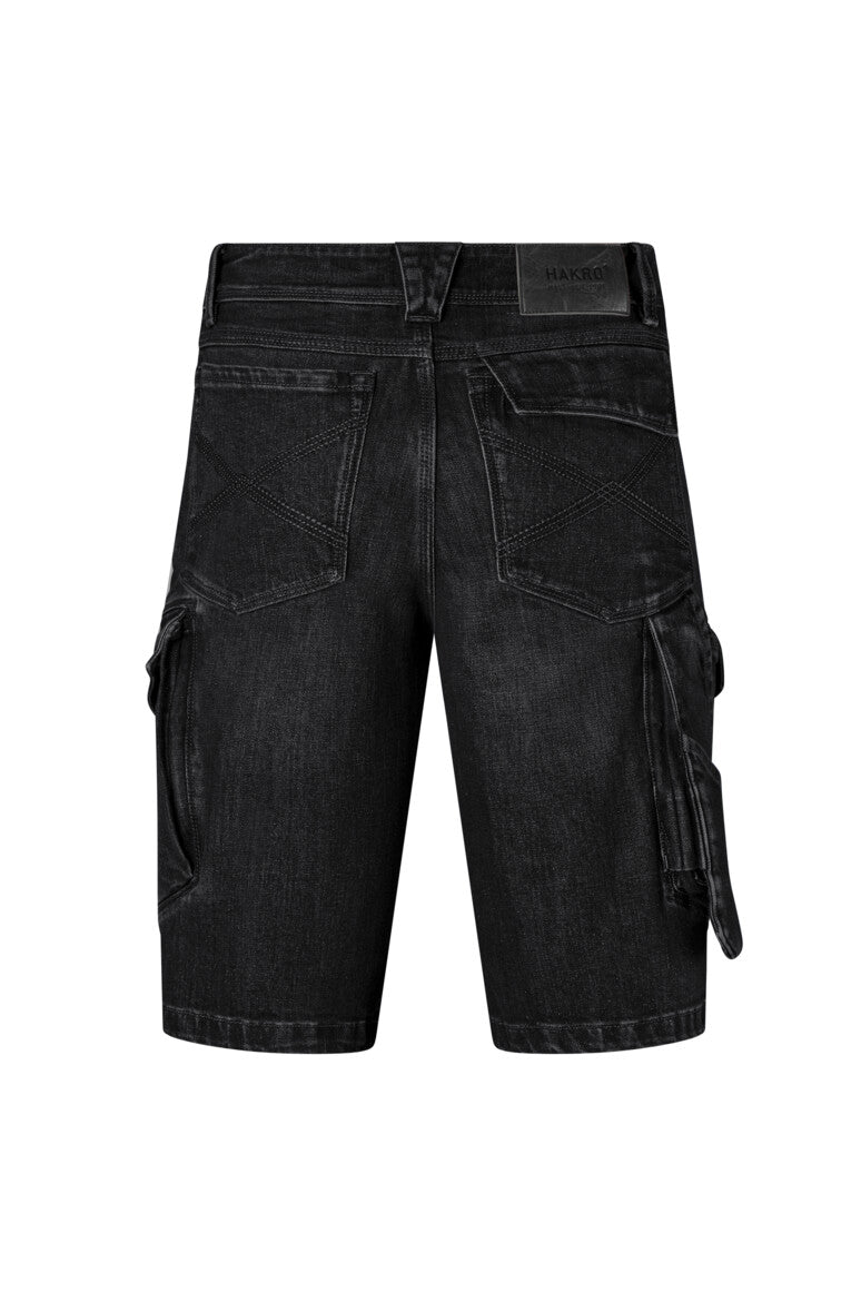 HAKRO Worker-Jeansshorts Dyneema® X-Stretch ECO - schwarz