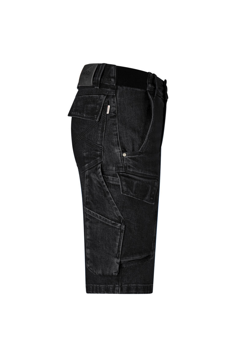 HAKRO Worker-Jeansshorts Dyneema® X-Stretch ECO - schwarz