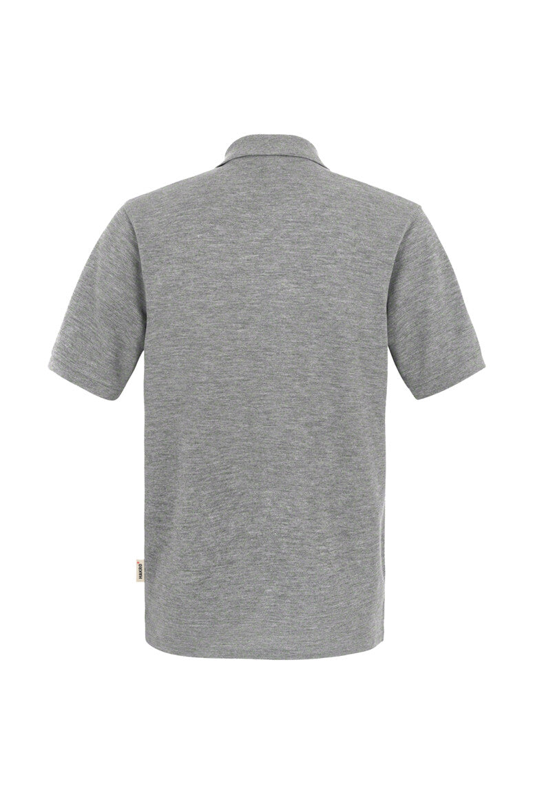 HAKRO Poloshirt Top - grau meliert