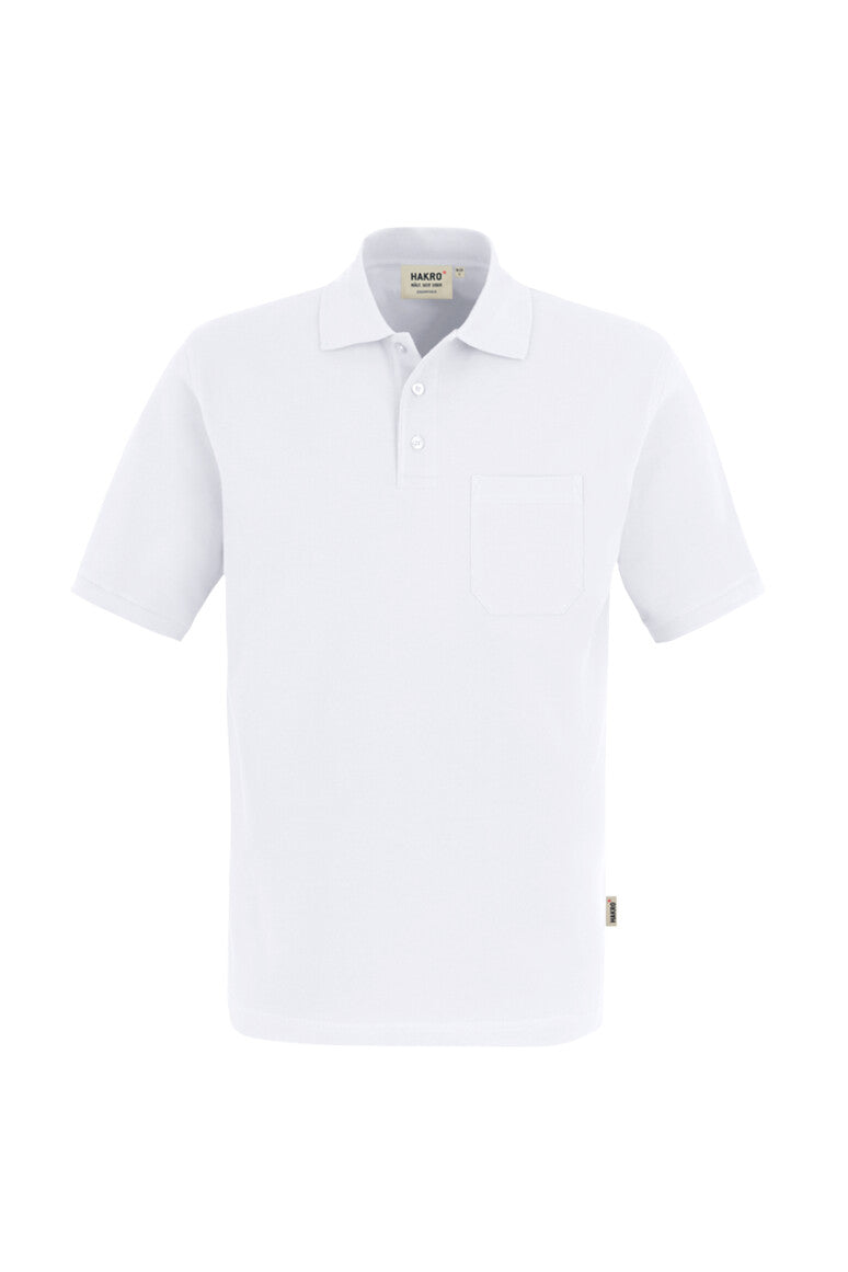 HAKRO Pocket-Poloshirt Top - weiß