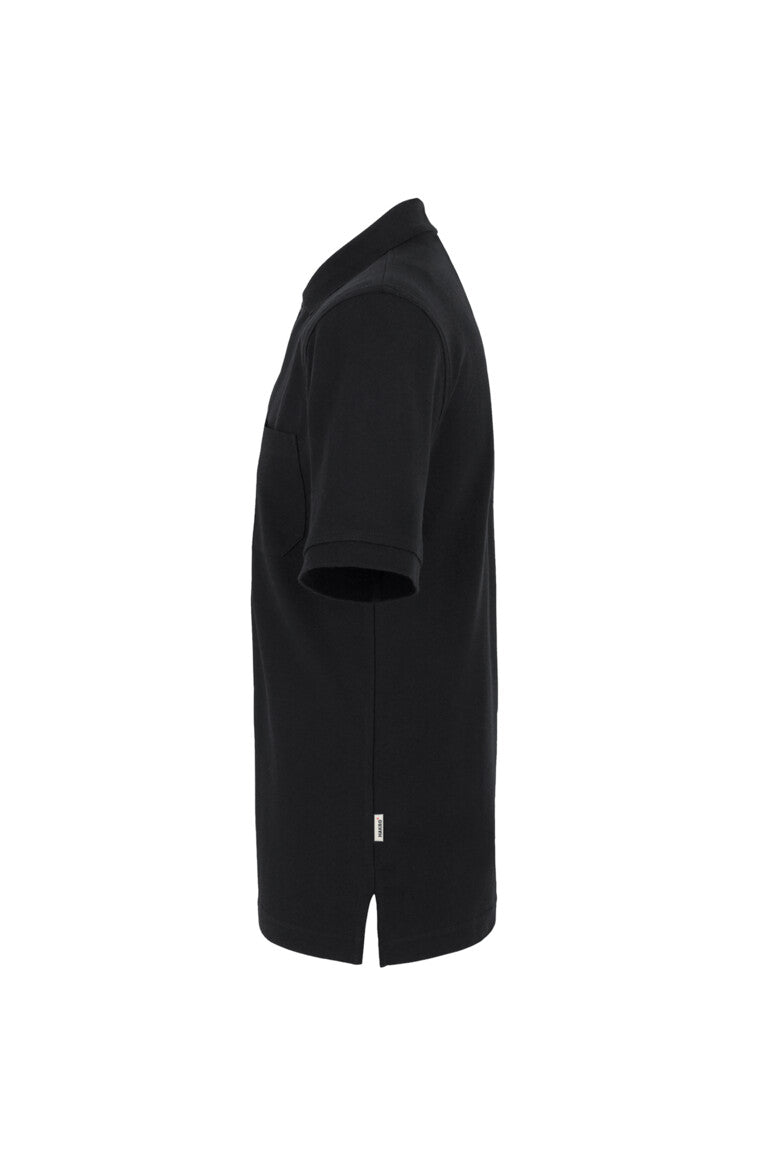 HAKRO Pocket-Poloshirt Top - schwarz