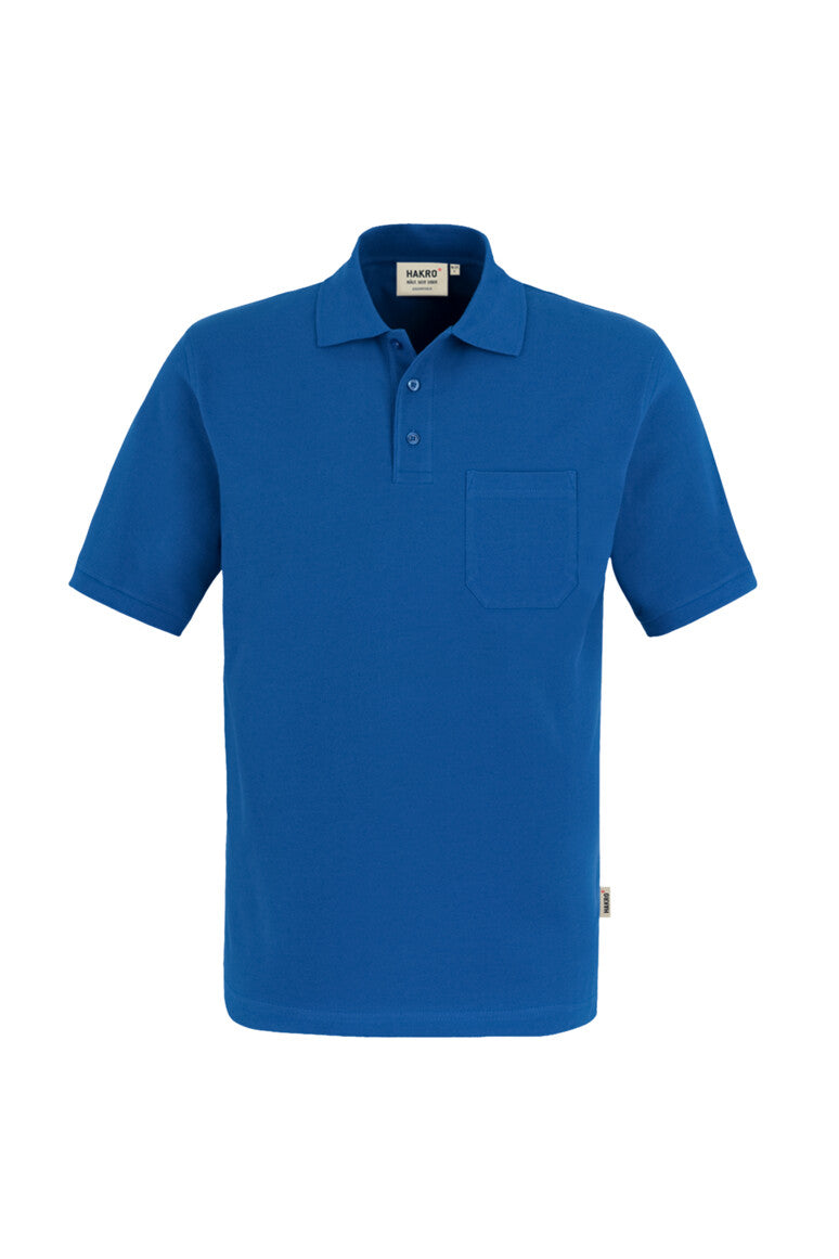 HAKRO Pocket-Poloshirt Top - royalblau