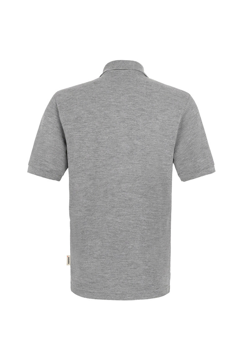 HAKRO Pocket-Poloshirt Top - grau meliert