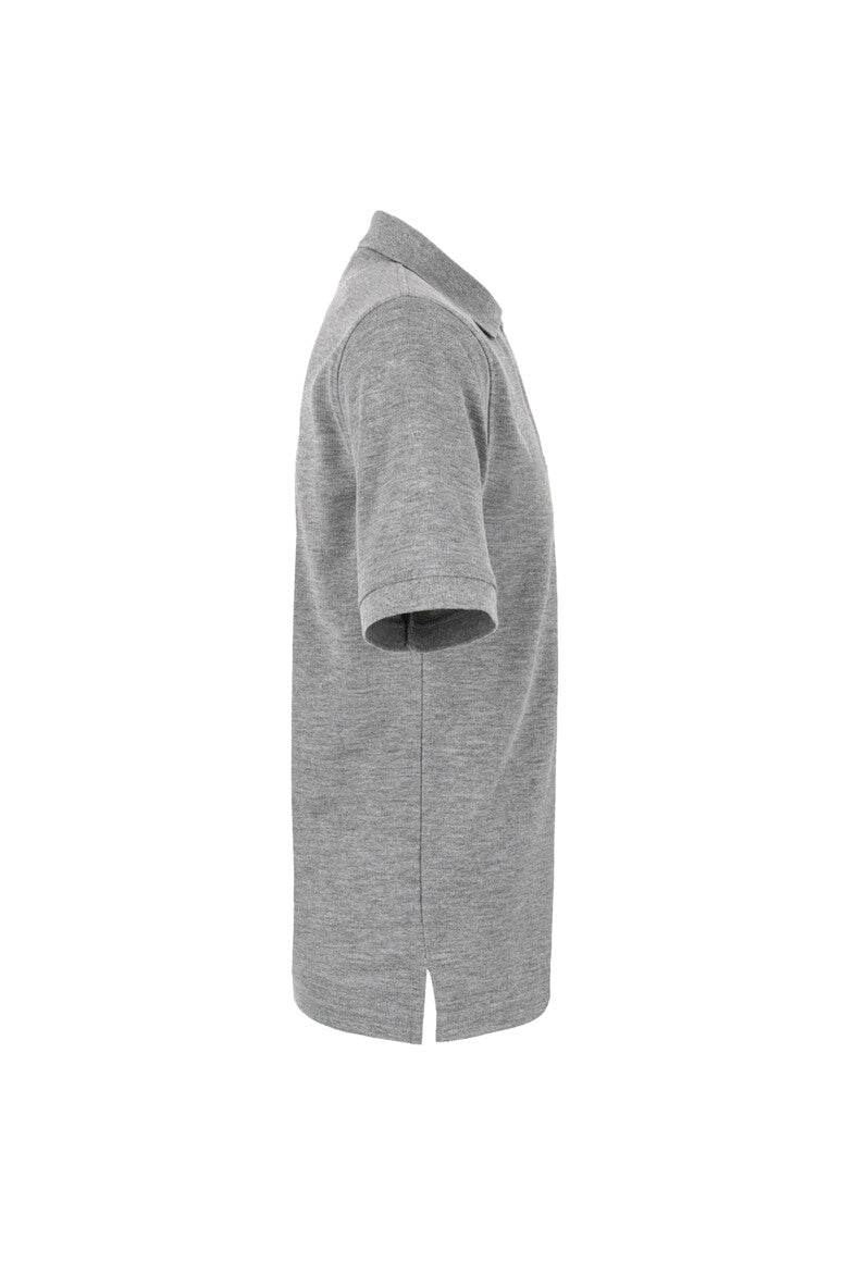 HAKRO Pocket-Poloshirt Top - grau meliert