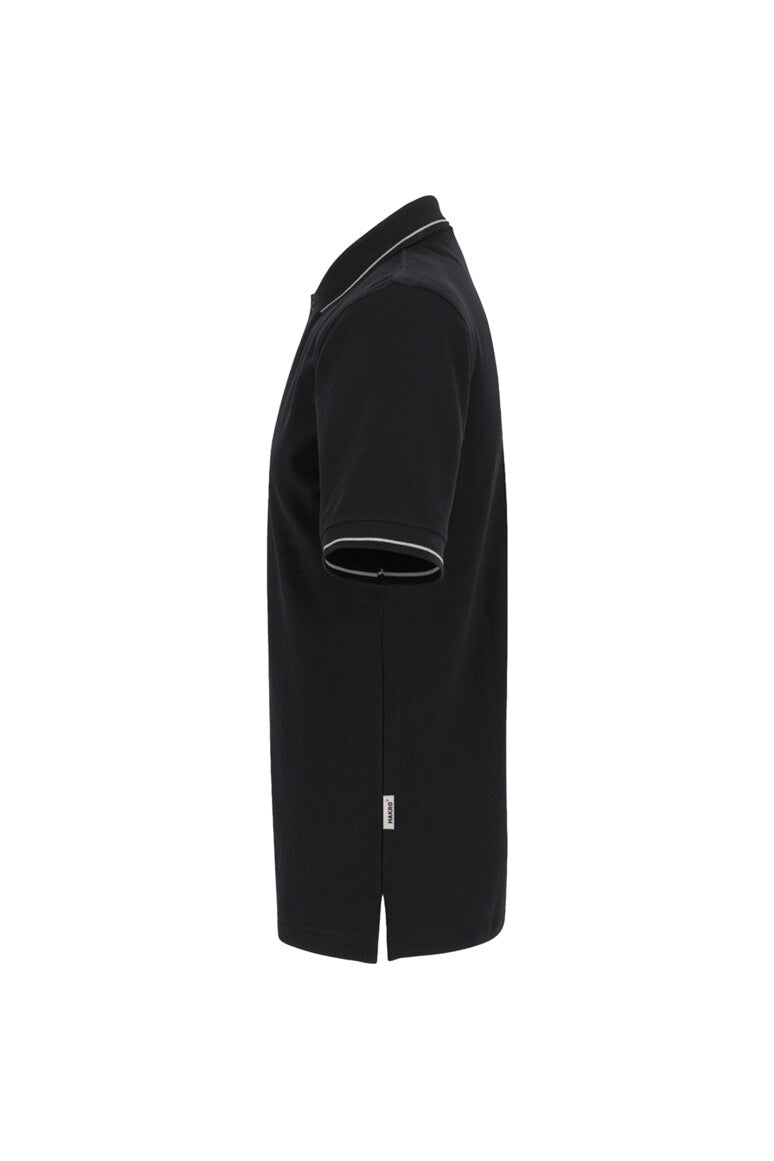 HAKRO Poloshirt Casual - schwarz/silber