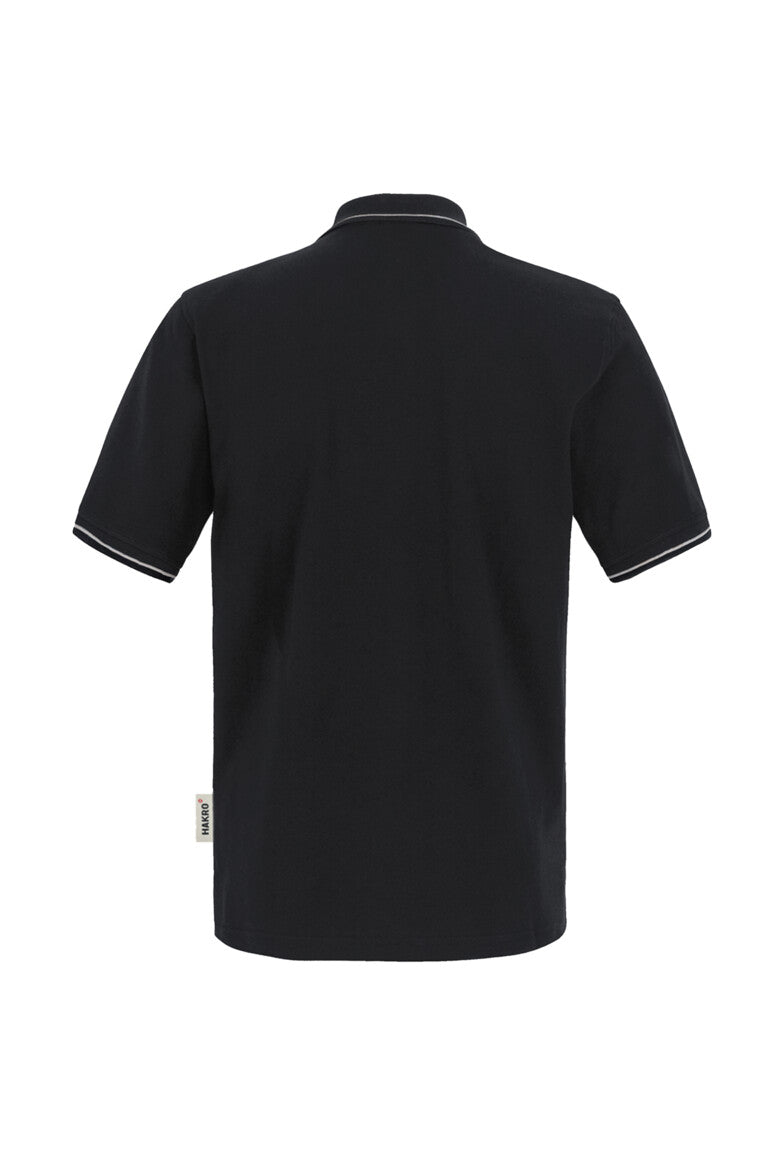 HAKRO Poloshirt Casual - schwarz/silber