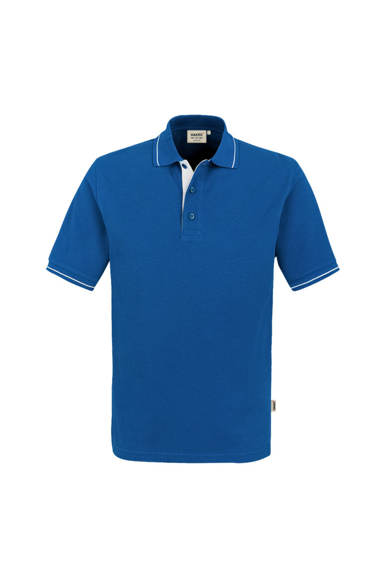 HAKRO Poloshirt Casual - royalblau/weiß