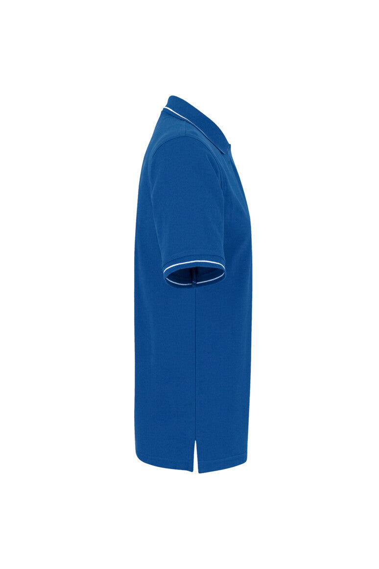 HAKRO Poloshirt Casual - royalblau/weiß