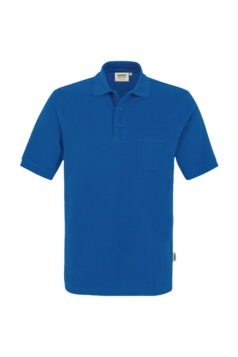 HAKRO Pocket-Poloshirt MIKRALINAR® - royalblau