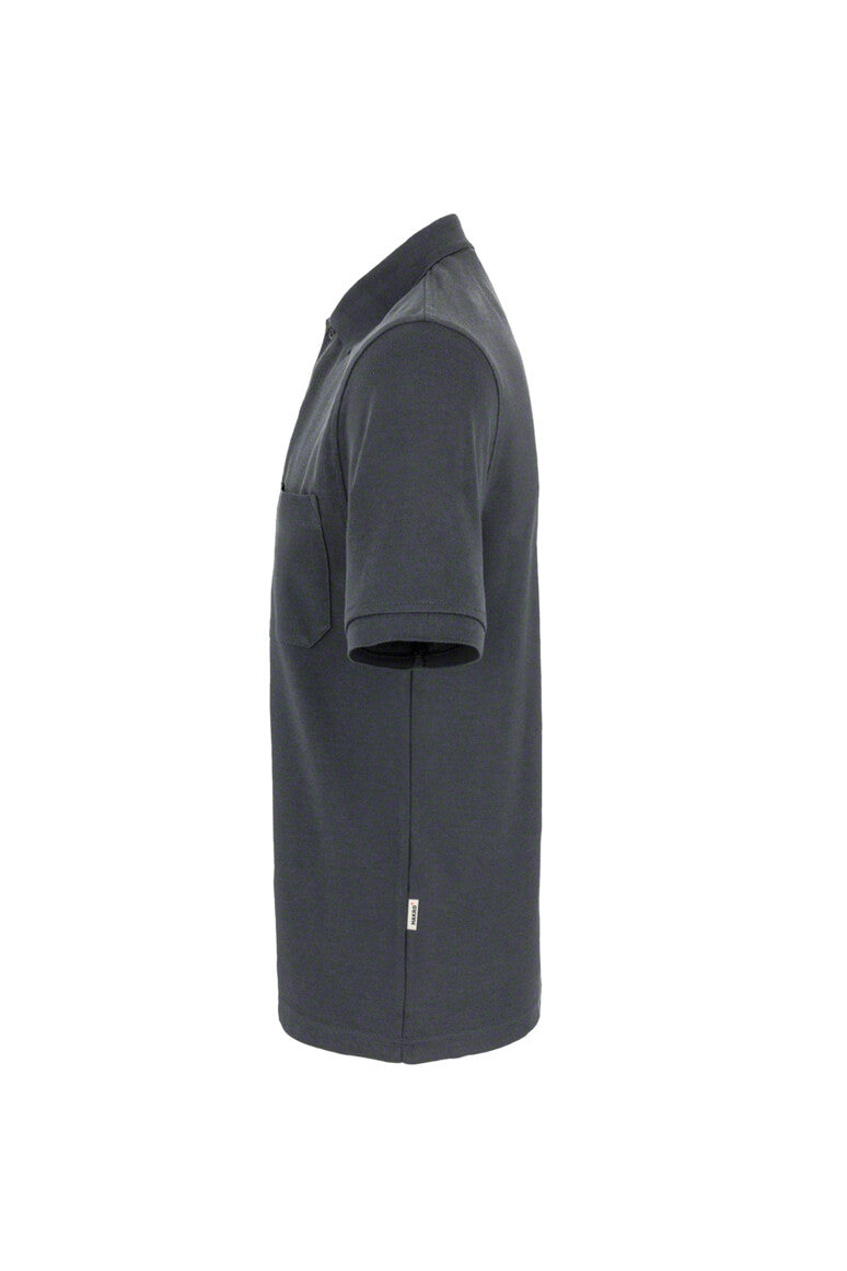 HAKRO Pocket-Poloshirt MIKRALINAR® - anthrazit