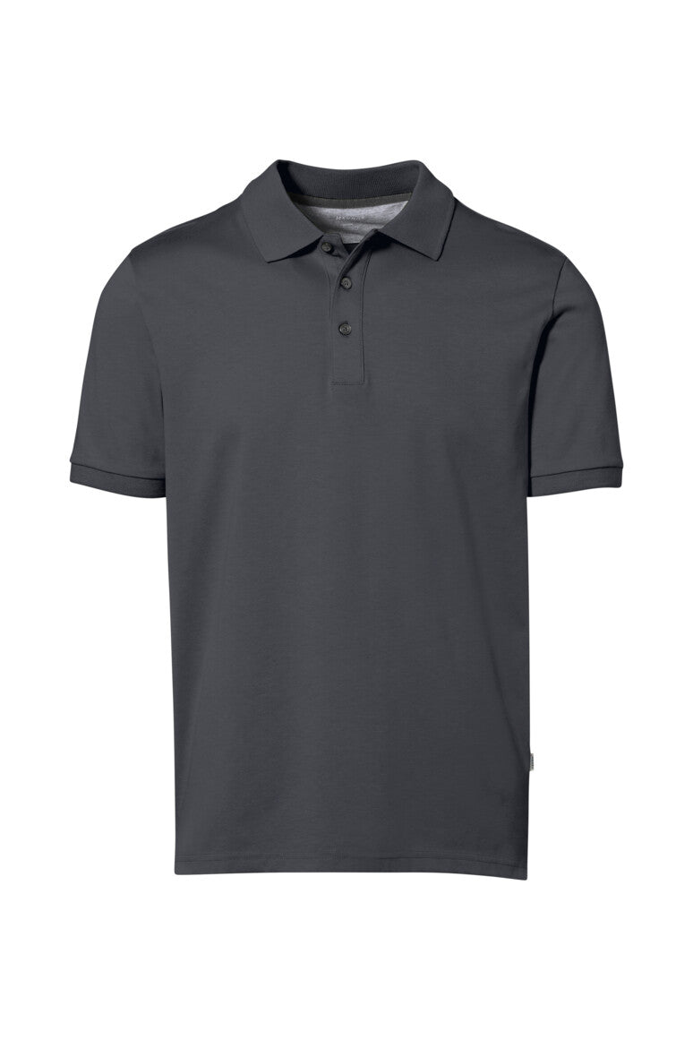 HAKRO COTTON TEC® Poloshirt - karbongrau