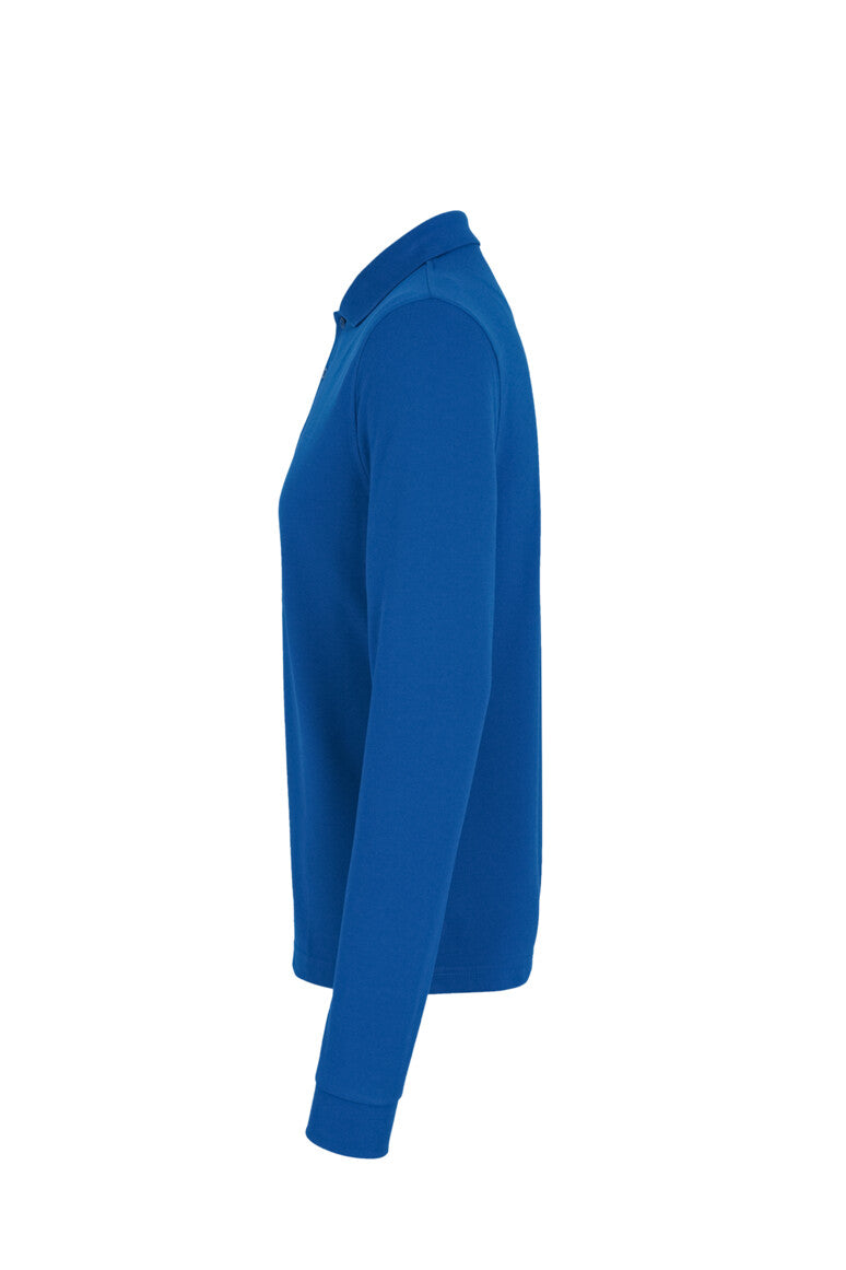 HAKRO Longsleeve-Poloshirt MIKRALINAR® - royalblau