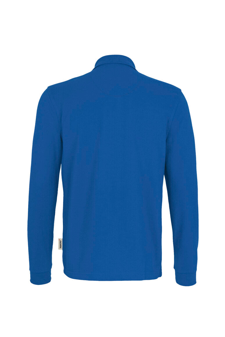 HAKRO Longsleeve-Poloshirt MIKRALINAR® - royalblau