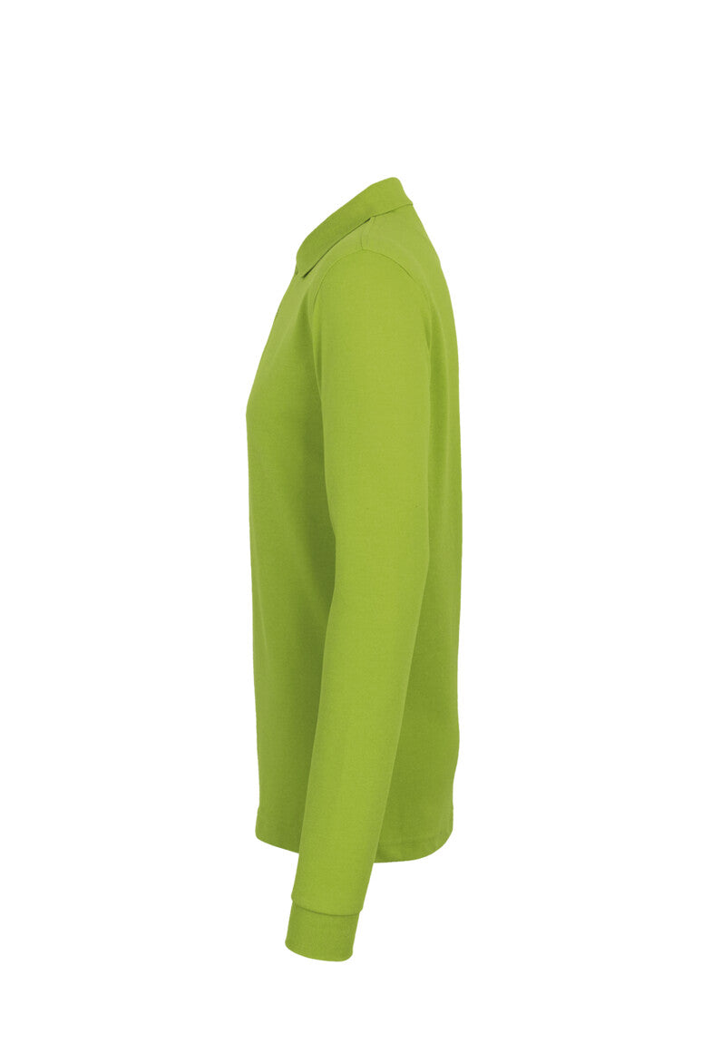HAKRO Longsleeve-Poloshirt MIKRALINAR® - kiwi