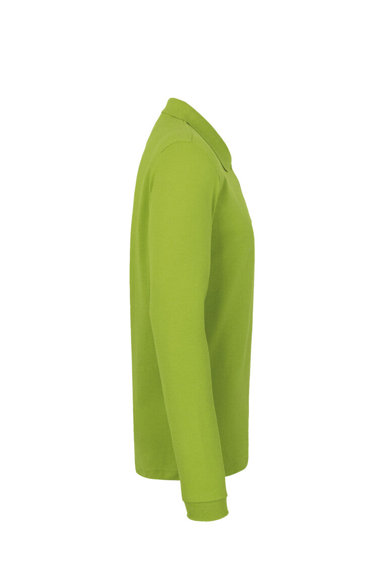 HAKRO Longsleeve-Poloshirt MIKRALINAR® - kiwi